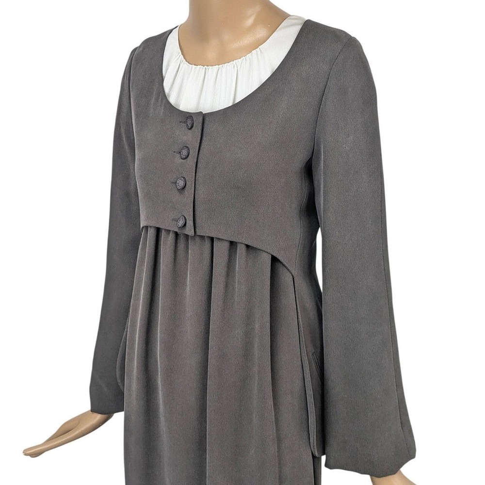 Vintage Chloe Spring 1994 Karl Lagerfeld-era Runway Silk Dress and Jacket Set 38 - Picture 5 of 13